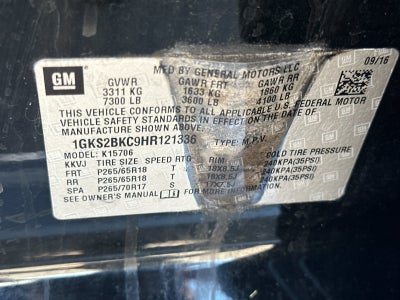 2017 GMC Yukon SLT