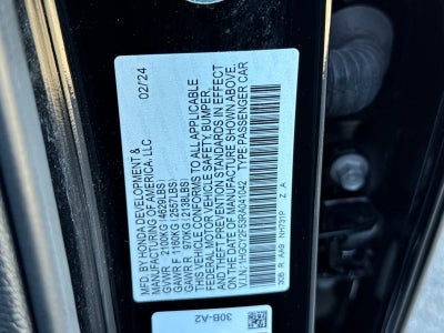 2024 Honda Accord Hybrid Sport