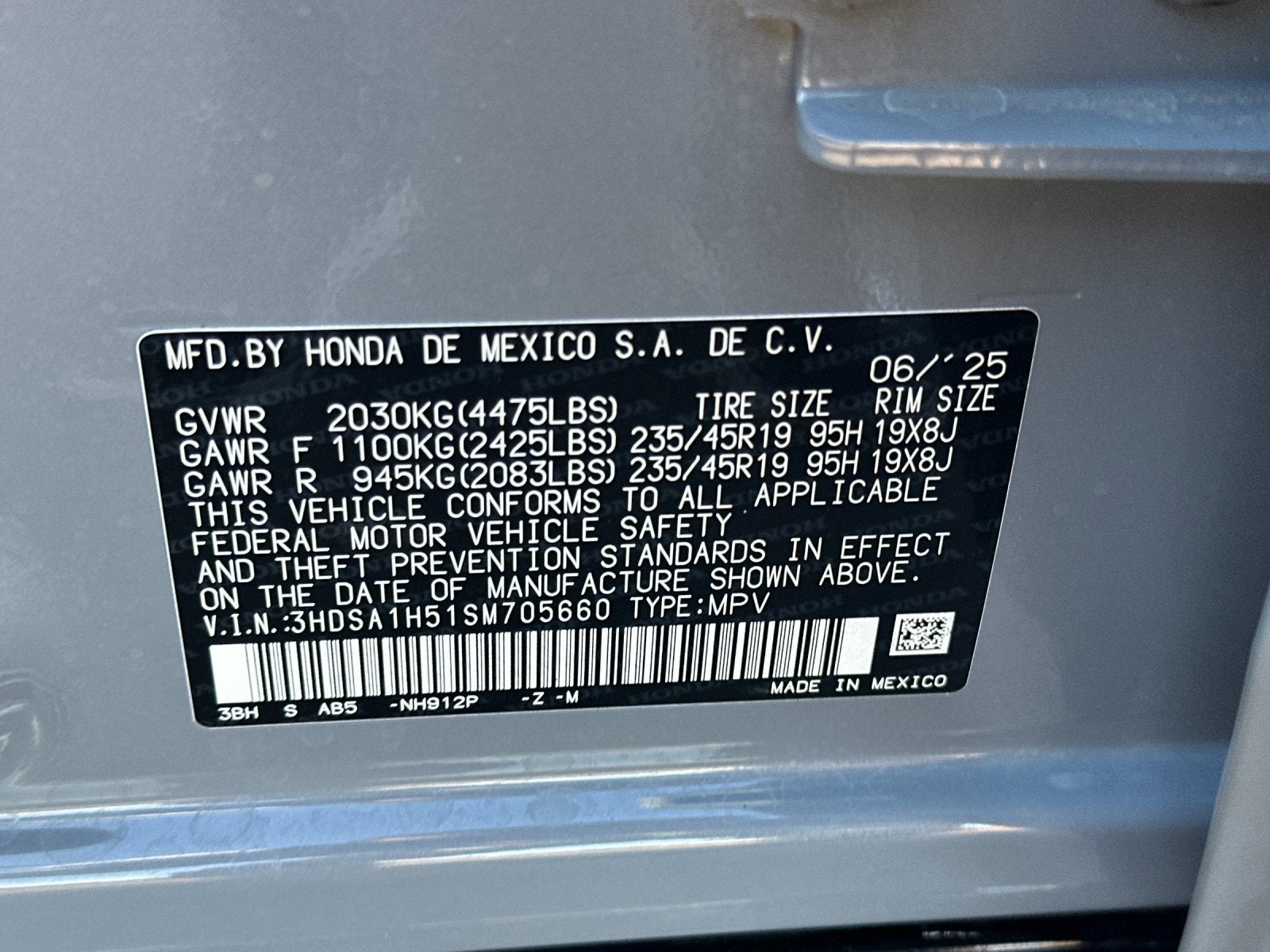 2025 Acura ADX A-Spec Package