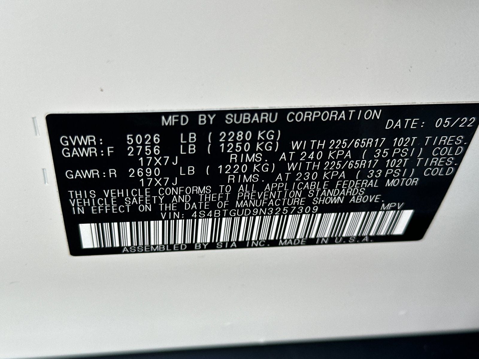 2022 Subaru Outback Wilderness