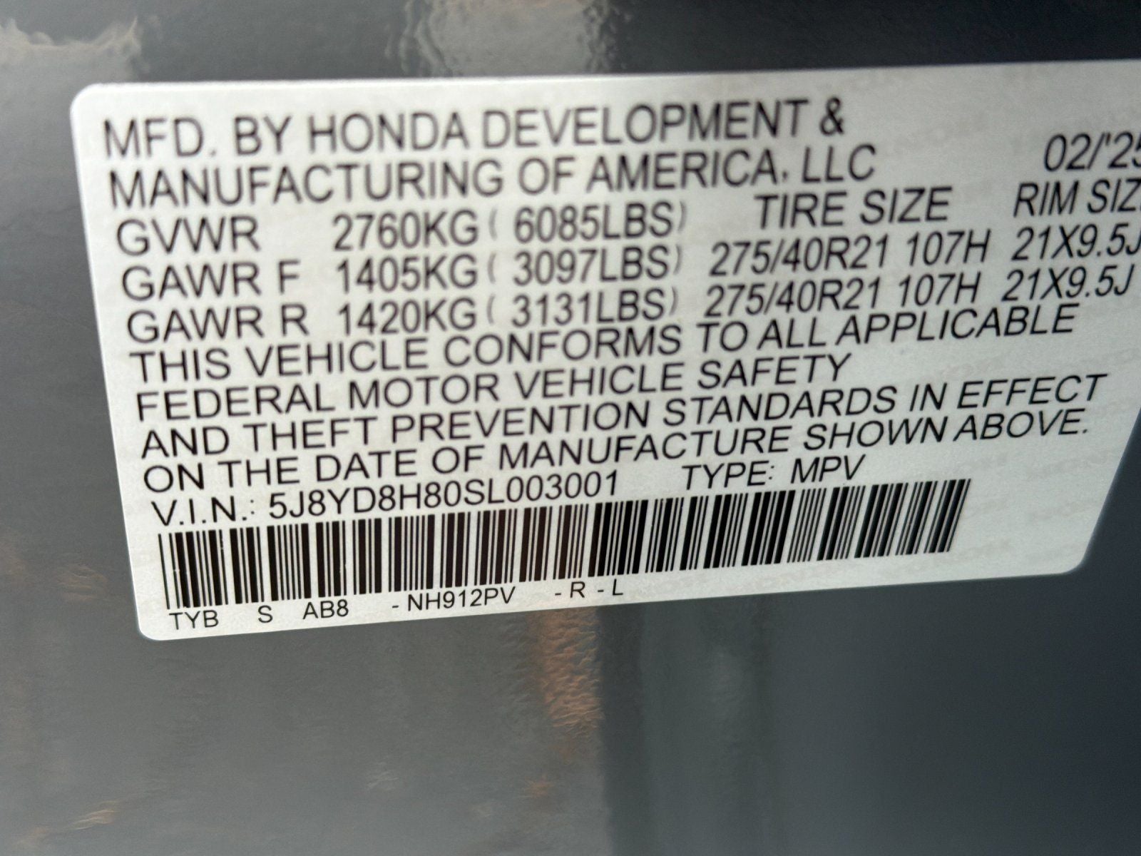 2025 Acura MDX Type S w/Advance Package SH-AWD