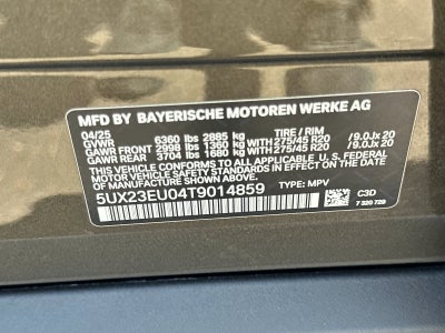 2026 BMW X5 xDrive40i