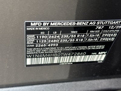 2026 Mercedes-Benz GLB GLB 250 4MATIC®