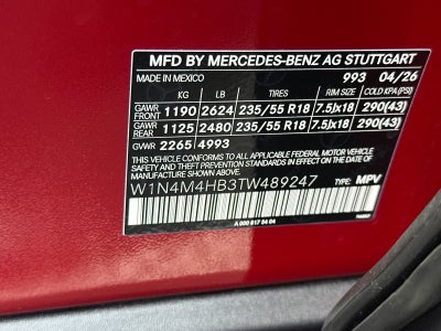 2026 Mercedes-Benz GLB GLB 250 4MATIC®