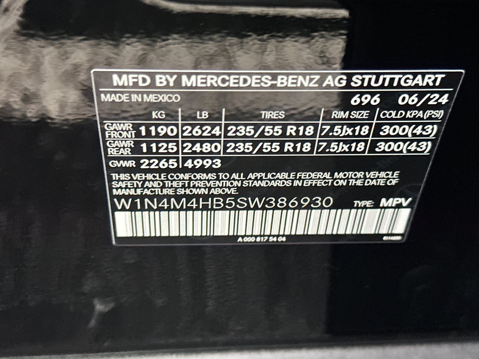 2025 Mercedes-Benz GLB GLB 250 4MATIC®