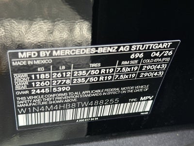 2026 Mercedes-Benz GLB GLB 250 4MATIC®