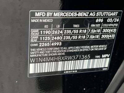 2024 Mercedes-Benz GLB GLB 250 4MATIC®