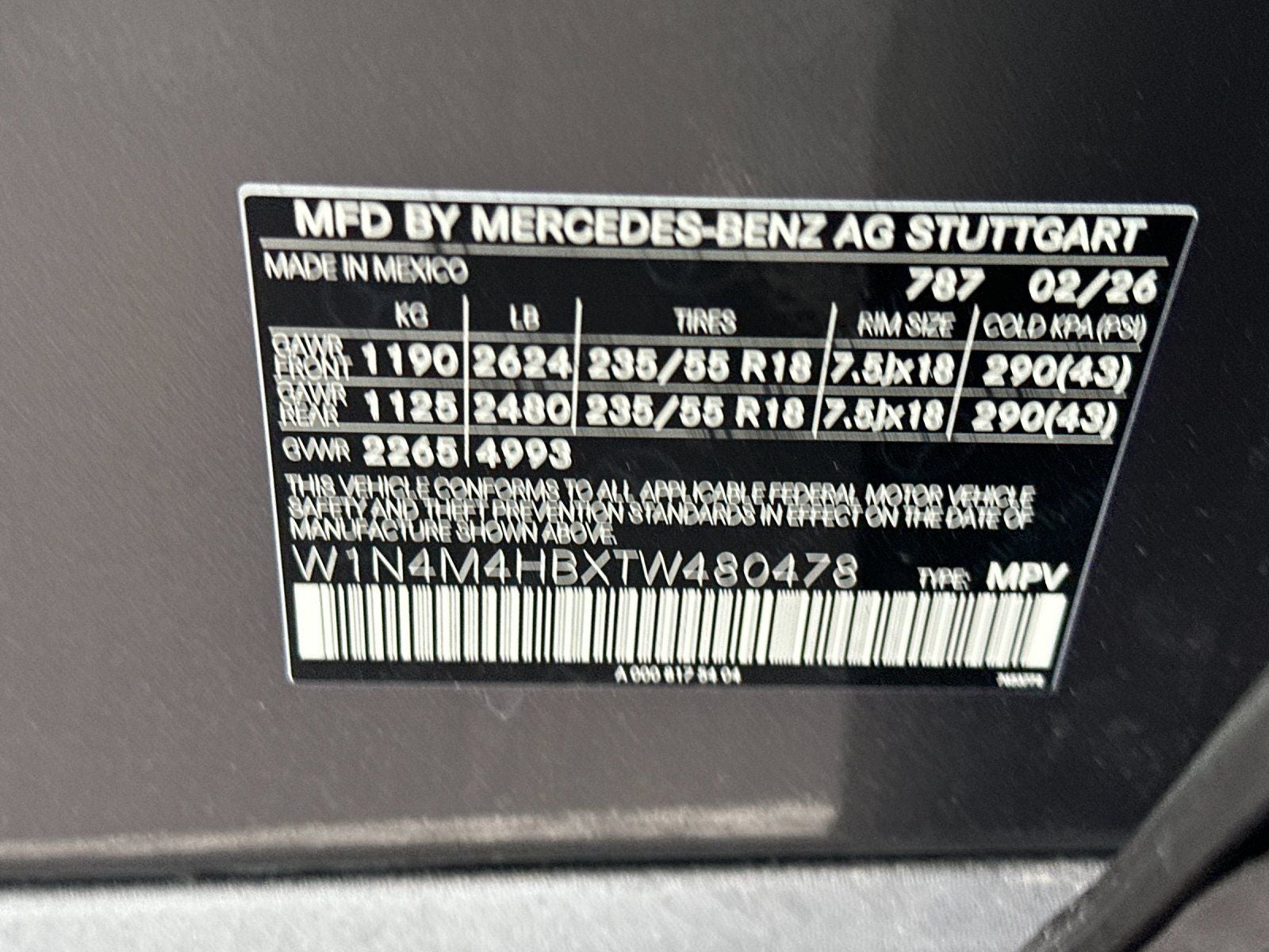 2026 Mercedes-Benz GLB GLB 250 4MATIC®
