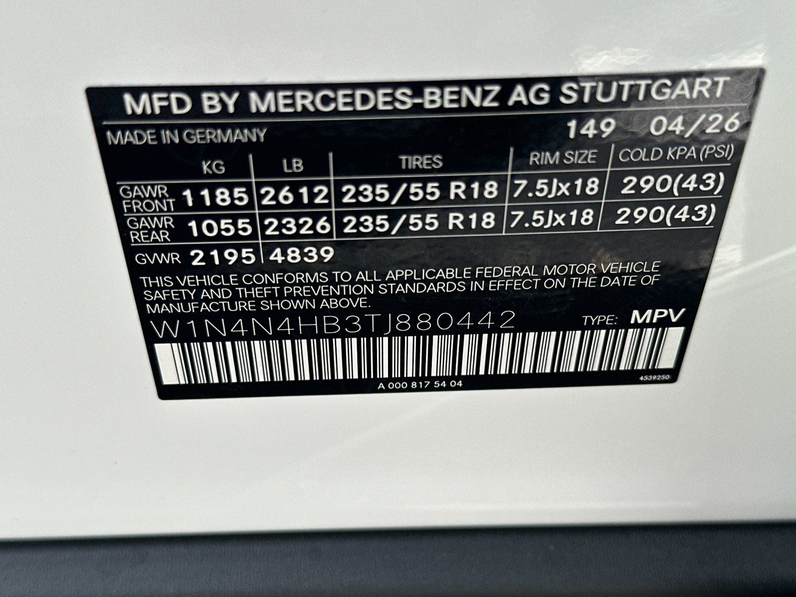 2026 Mercedes-Benz GLA GLA 250 4MATIC®