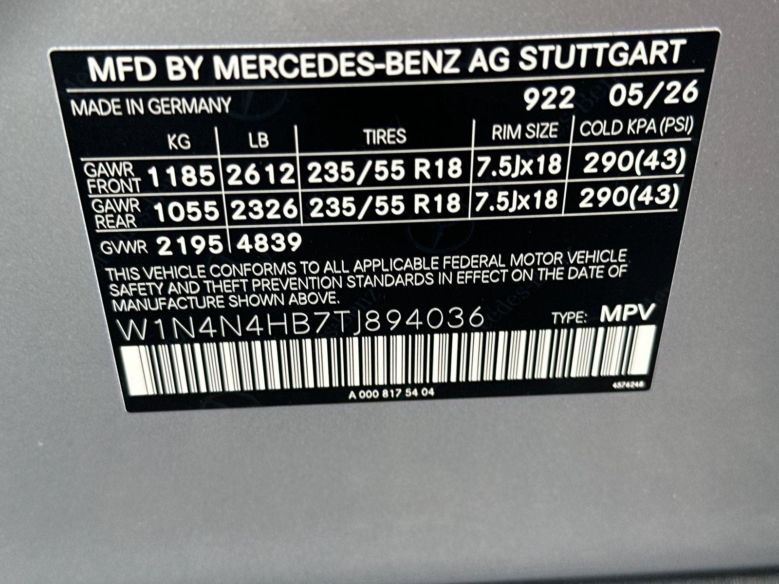 2026 Mercedes-Benz GLA GLA 250 4MATIC®