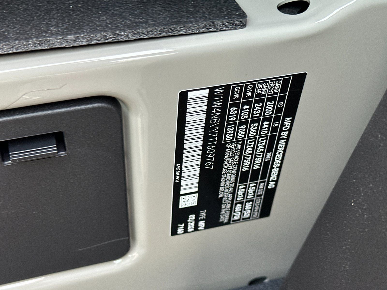 2026 Mercedes-Benz Sprinter 2500 Cargo 144 WB 4MATIC®