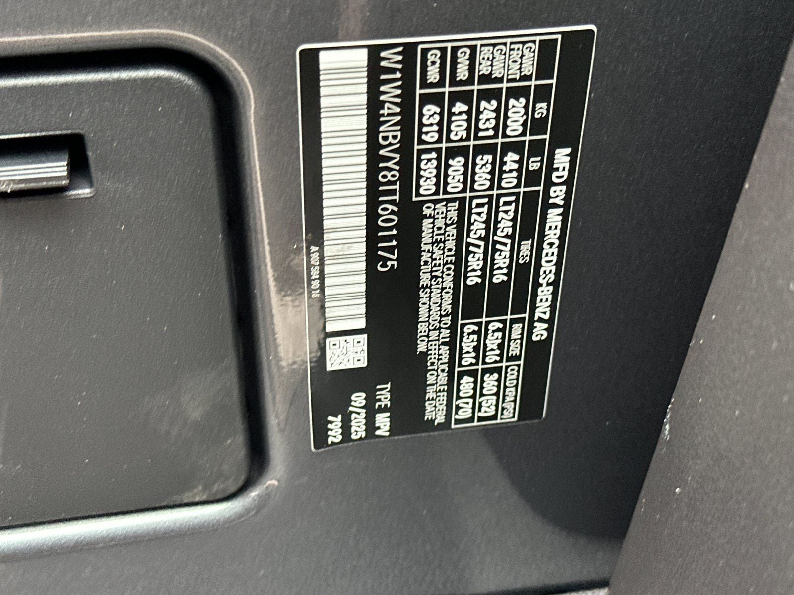 2026 Mercedes-Benz Sprinter 2500 Cargo 144 WB 4MATIC®