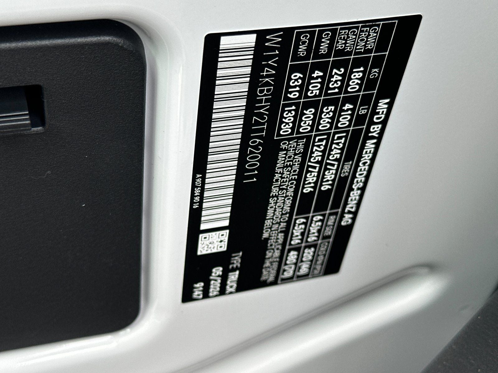 2026 Mercedes-Benz Sprinter 2500 Base
