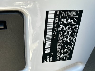 2025 Mercedes-Benz Sprinter 2500 Cargo 144 WB