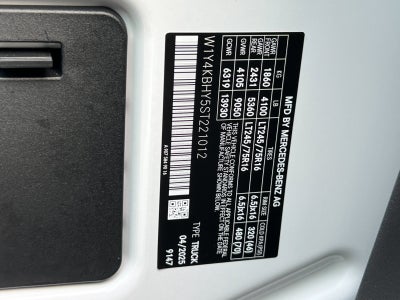 2025 Mercedes-Benz Sprinter 2500 Cargo 144 WB High Roof