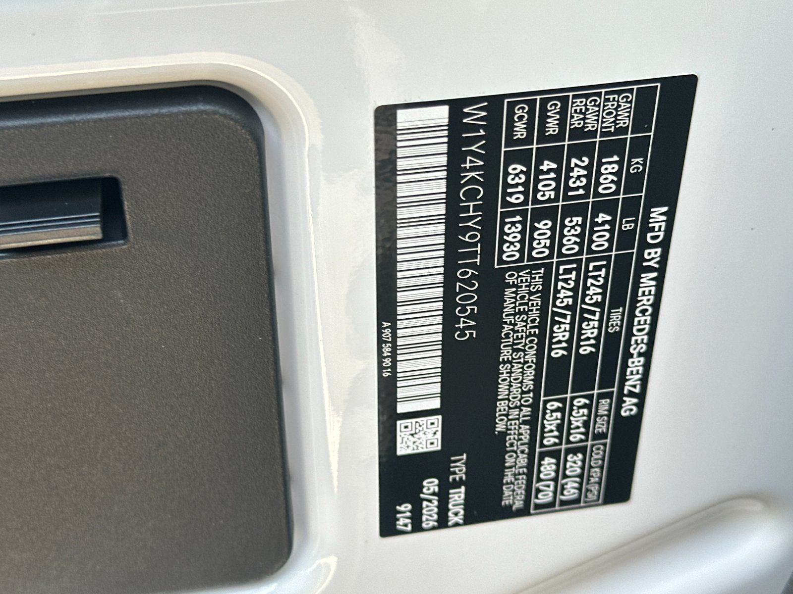 2026 Mercedes-Benz Sprinter 2500 High Roof