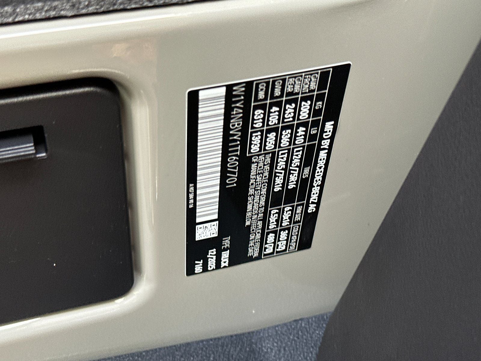 2026 Mercedes-Benz Sprinter 2500 Cargo 144 WB 4MATIC®