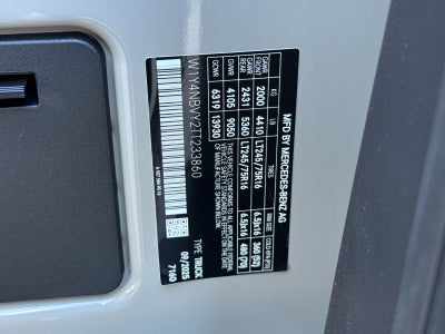 2026 Mercedes-Benz Sprinter 2500 Cargo 144 WB 4MATIC®