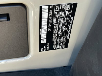 2026 Mercedes-Benz Sprinter 3500XD Cargo 170 WB 4MATIC®