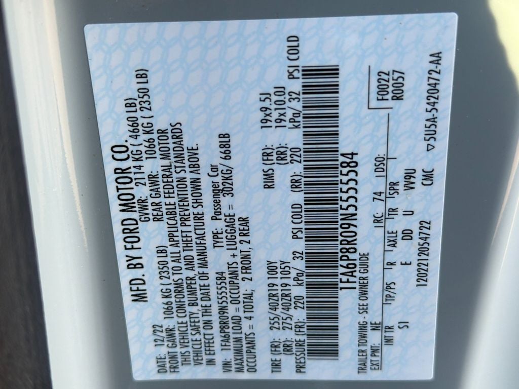 2022 Ford Mustang Mach 1