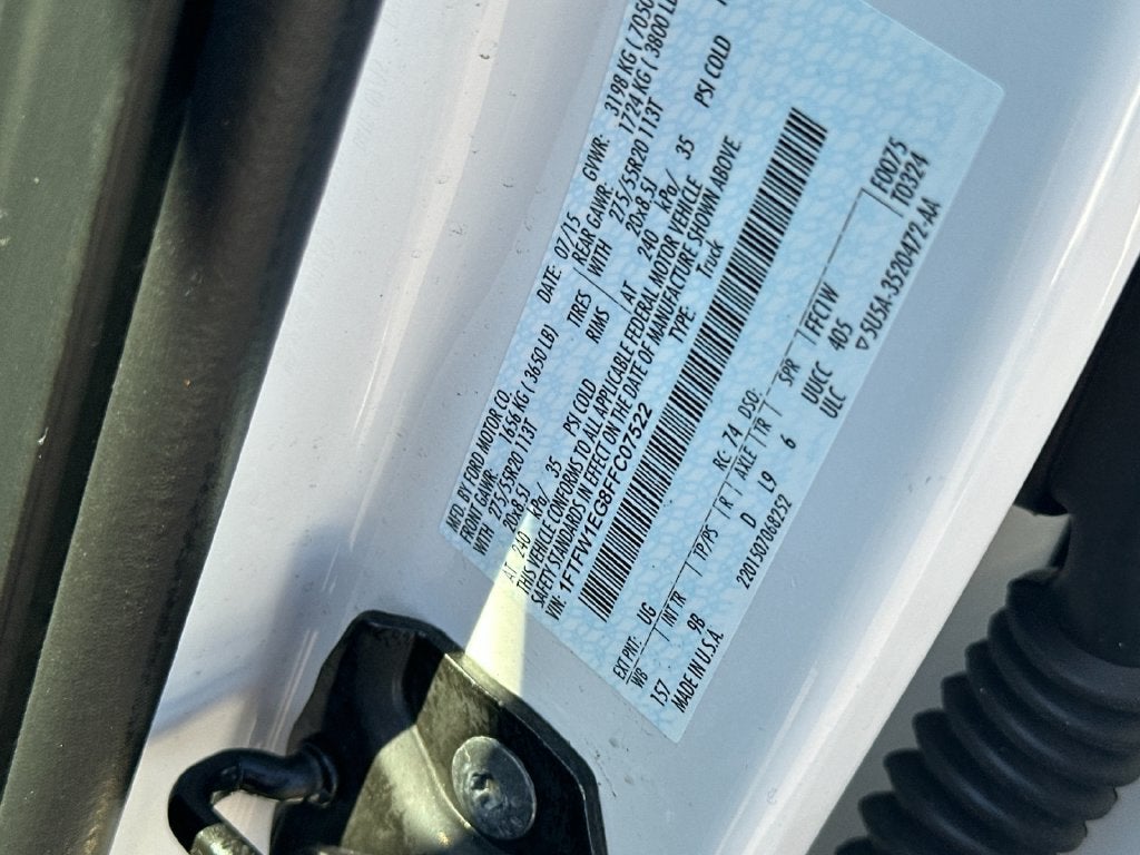 2015 Ford F-150 Platinum