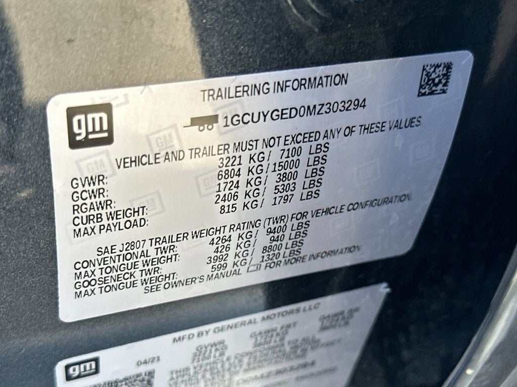 2021 Chevrolet Silverado 1500 LTZ