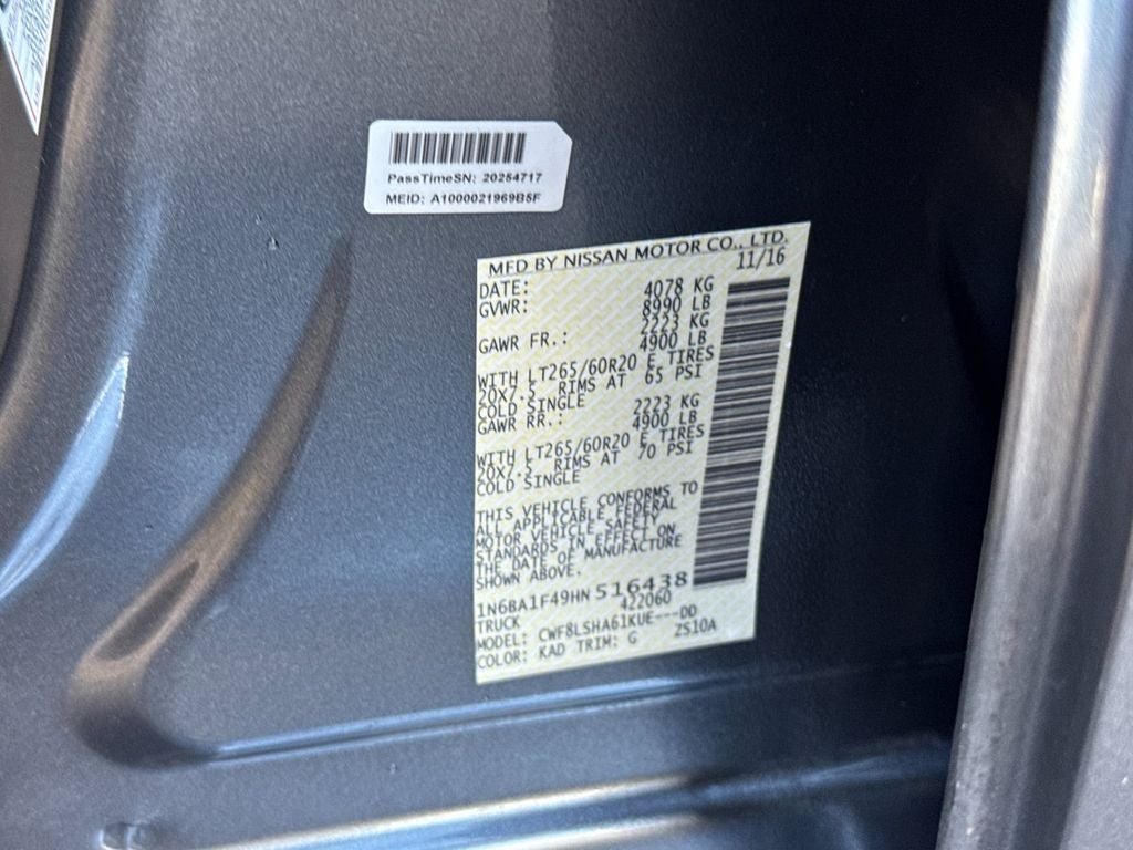 2017 Nissan Titan XD SV