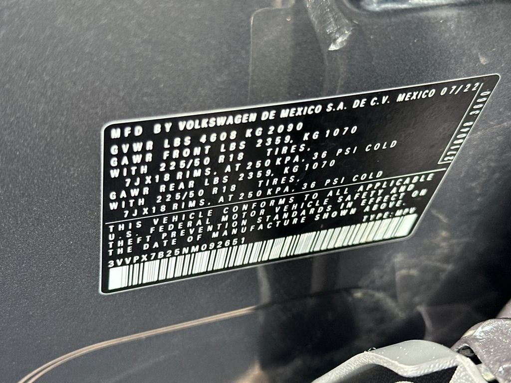 2022 Volkswagen Taos 1.5T SE