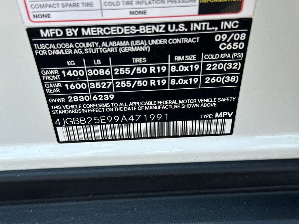 2009 Mercedes-Benz M-Class ML 320 Base BlueTEC® 4MATIC®