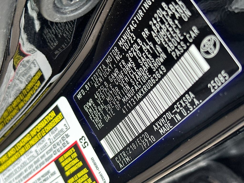 2024 Toyota Camry Hybrid SE