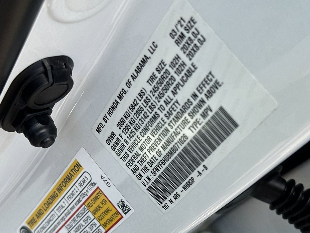 2021 Honda Pilot Elite