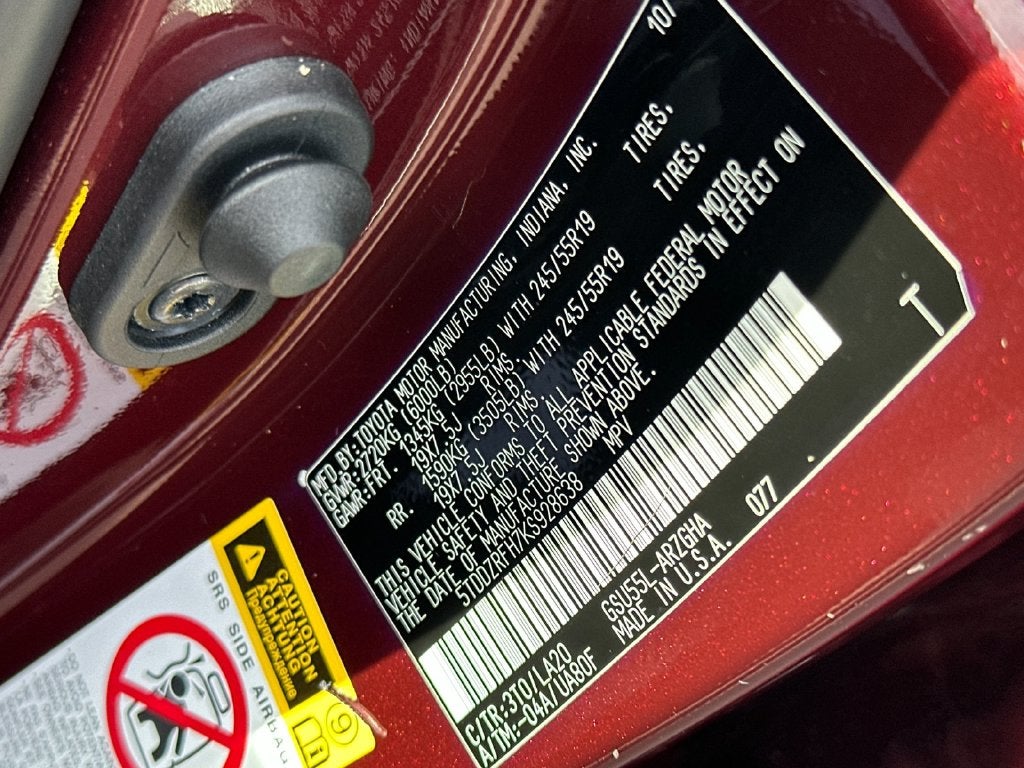 2019 Toyota Highlander Limited Platinum
