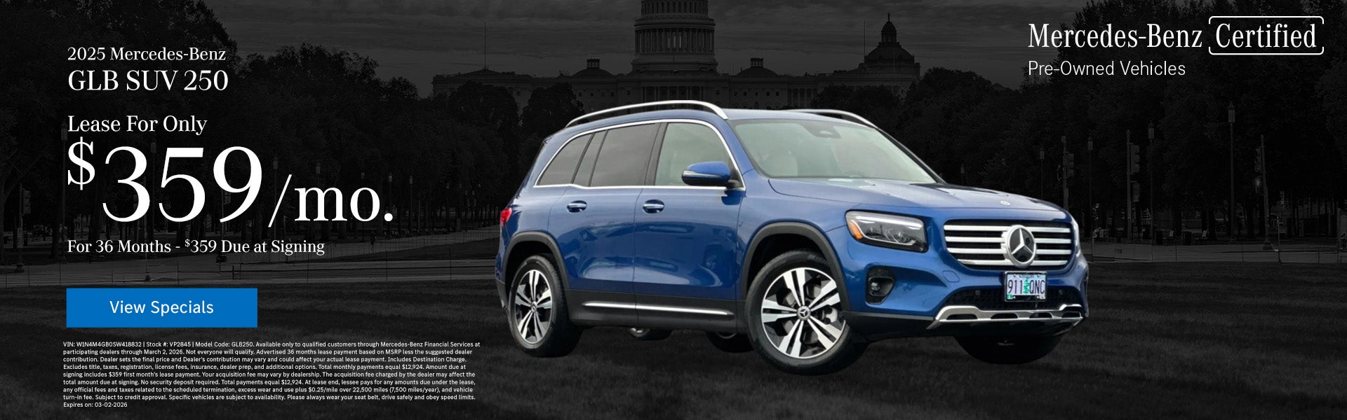 2025 Mercedes-Benz GLB SUV 250