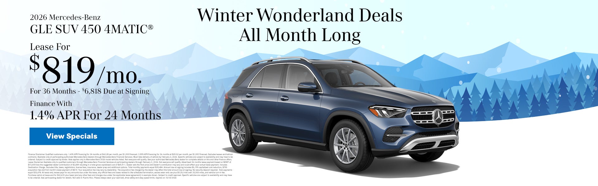 2026 Mercedes-Benz GLE SUV 450 4MATIC®