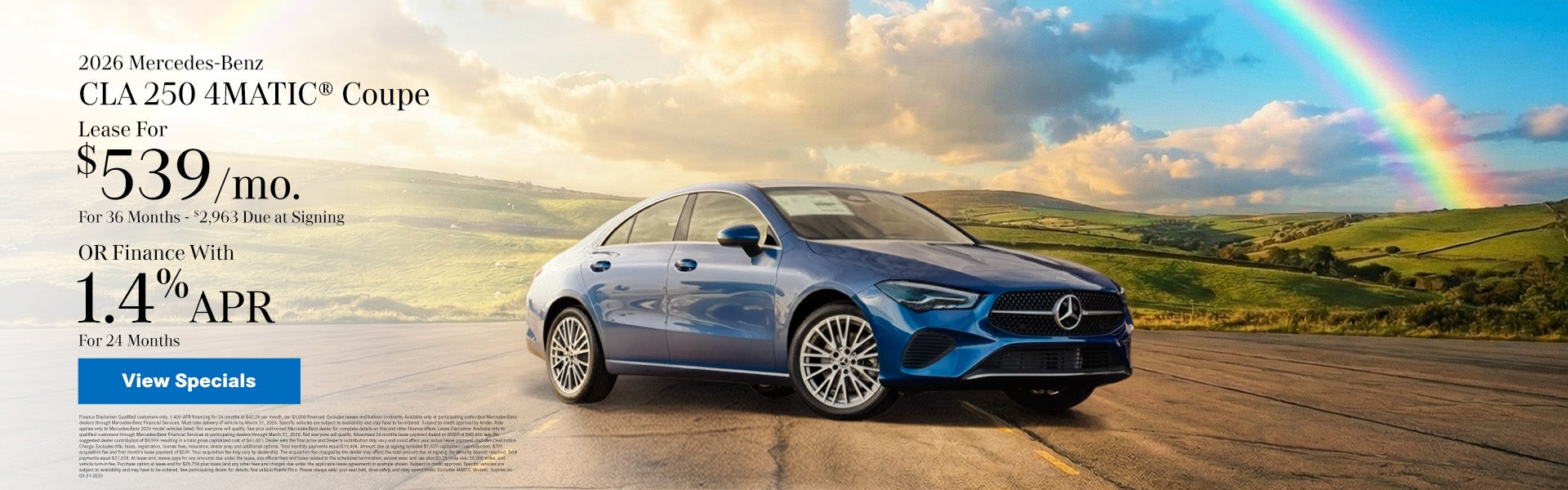 2026 Mercedes-Benz CLA 250 4MATIC® Coupe