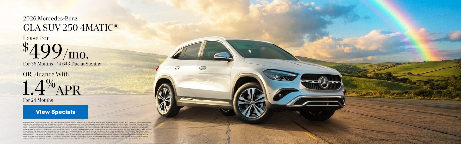 2026 Mercedes-Benz GLA SUV 250 4MATIC®