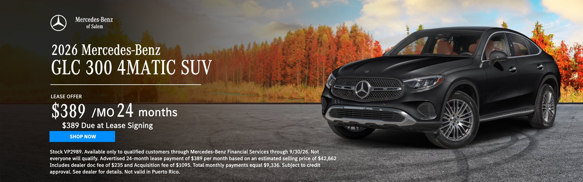 GLC 300 Lease Special Mercedes Benz of Salem Oregon