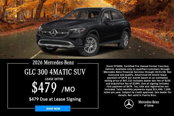 GLC 300 Lease Special Mercedes of Salem Oregon