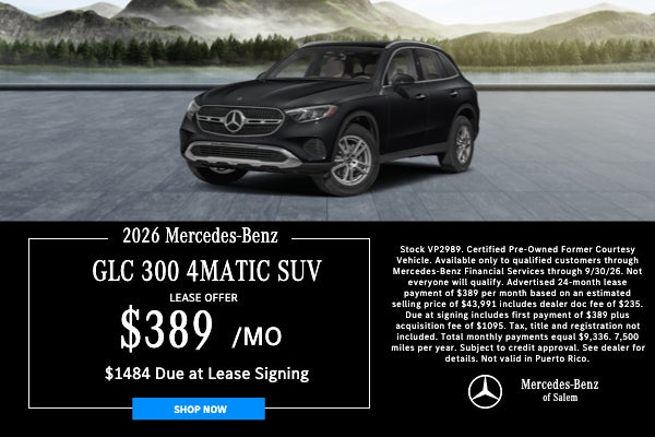 GLC 300 Lease Special Mercedes of Salem Oregon