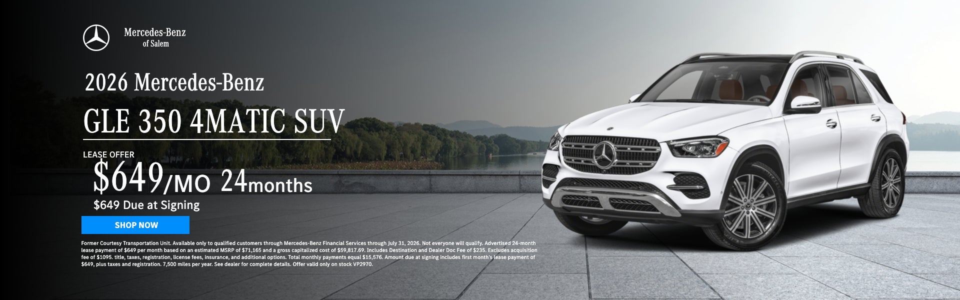GLE 350 Lease Special