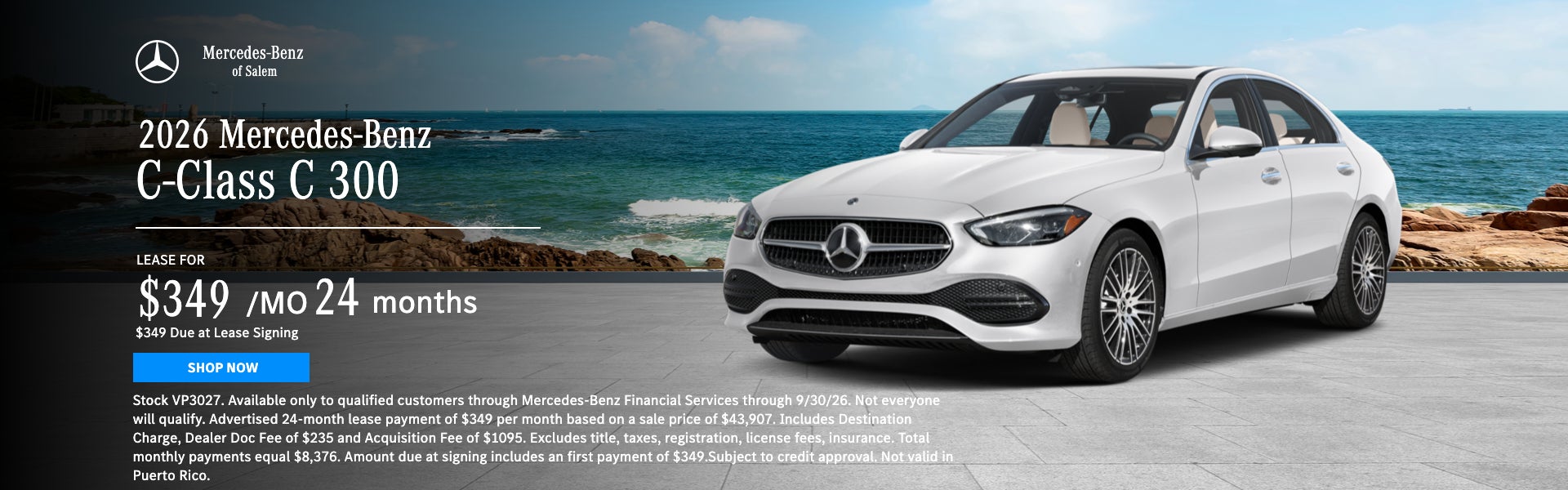 2026 C 300 Lease Special Mercedes Benz of Salem Oregon